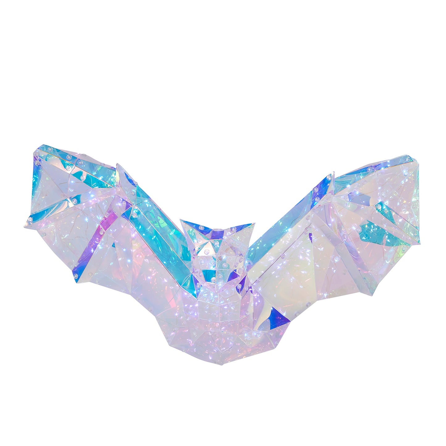 Prismatic Iridescent Phantom Bat 20", LED lights