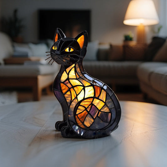 Radiant Midnight Cat