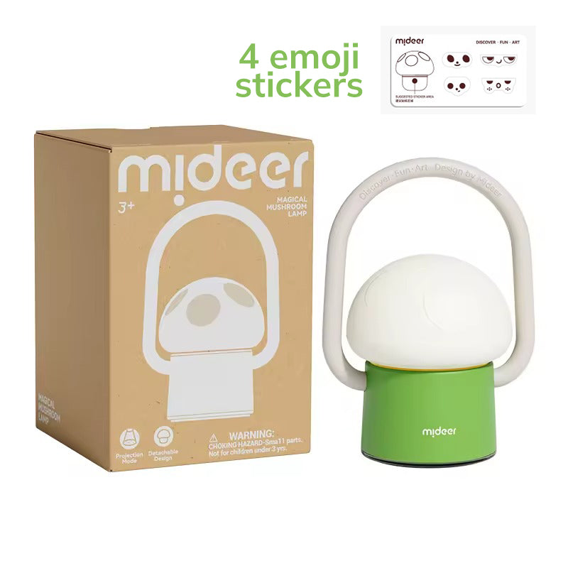 Mushroom Night Light Detachable Silicone Rotating Dimming Projection Mode Camping Flashlight Perftct Gift