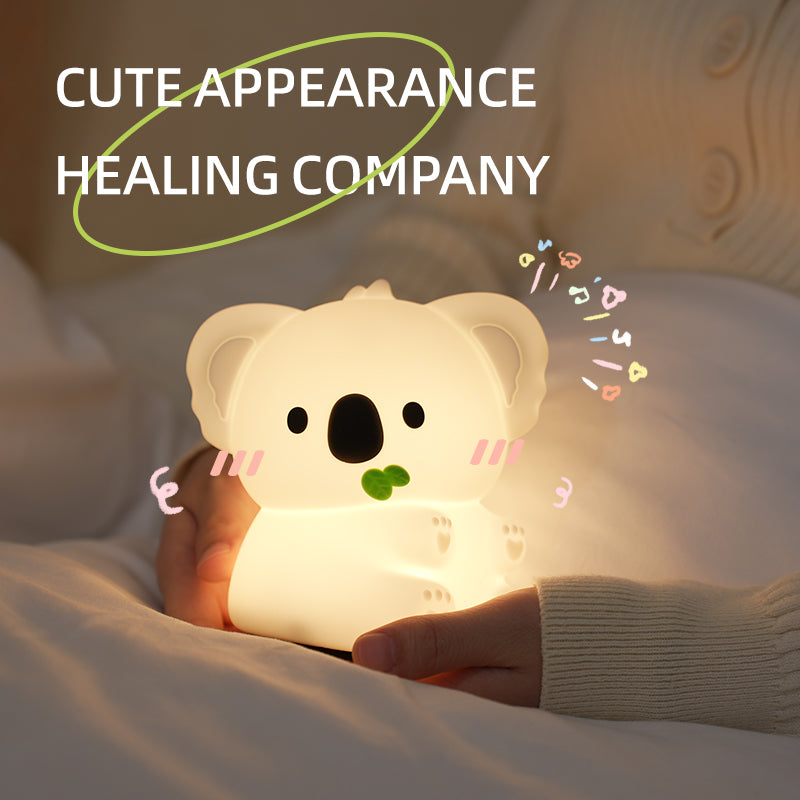 Squishy Silicone Koala LED Night Light - Perfect Gift for Kids and Girls