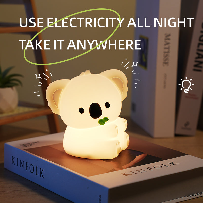 Squishy Silicone Koala LED Night Light - Perfect Gift for Kids and Girls