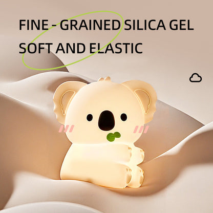 Squishy Silicone Koala LED Night Light - Perfect Gift for Kids and Girls