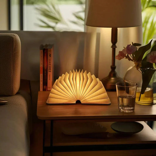 Handmade Reading Happiness Lamp