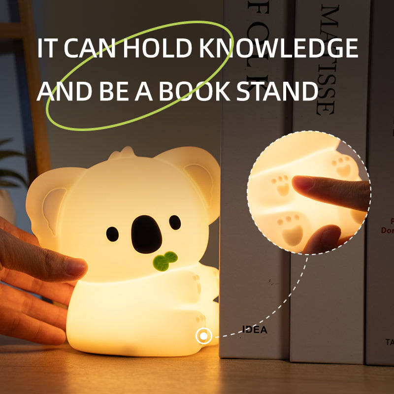 Squishy Silicone Koala LED Night Light - Perfect Gift for Kids and Girls