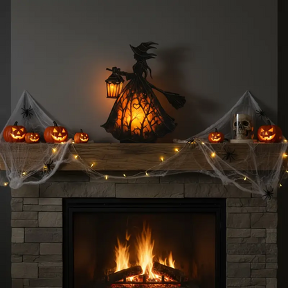 Dark Night Witch Lamp