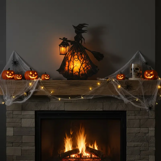 Dark Night Witch Lamp