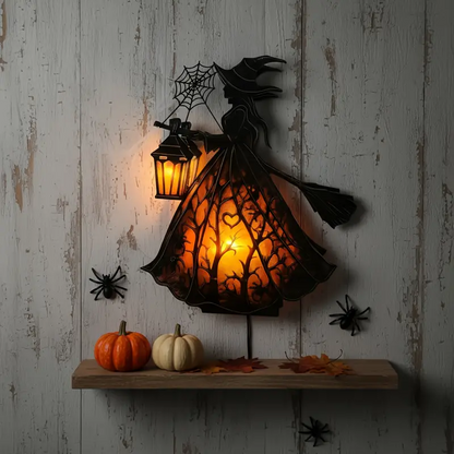 Dark Night Witch Lamp