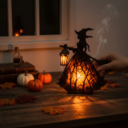 Dark Night Witch Lamp