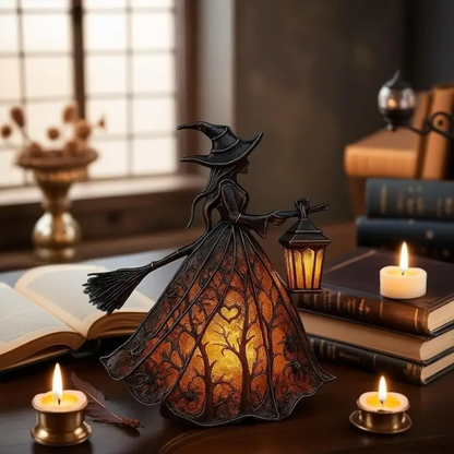 Dark Night Witch Lamp