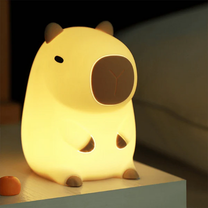 Highland Cow Silicone Squishy LED Night Light - Perfect Gift for Kids and Girls