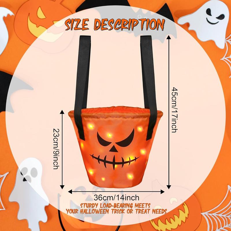 LED Halloween Candy Bucket