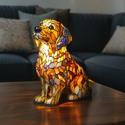 Spiritual Lys Golden Retriever Figurine