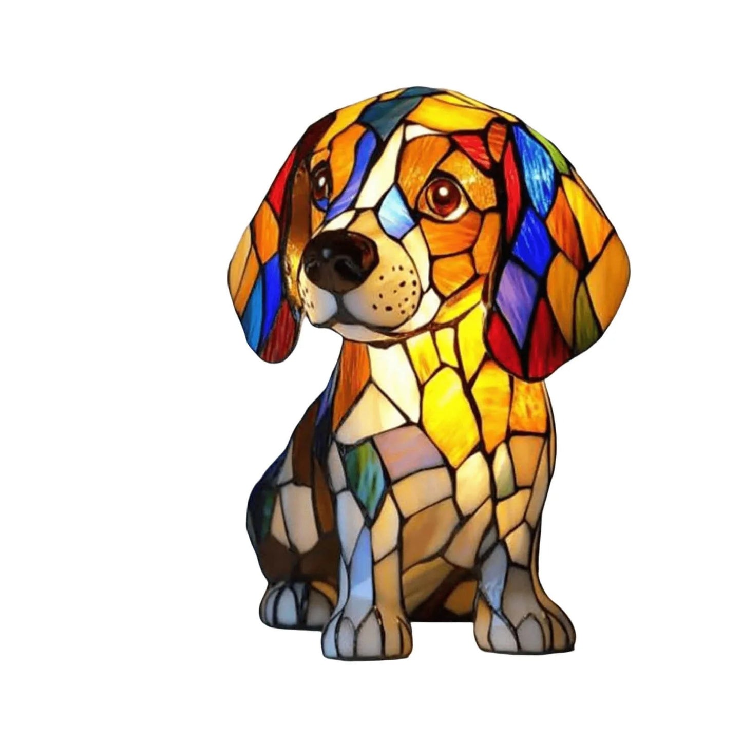Gothic Abstract Dog Pendant