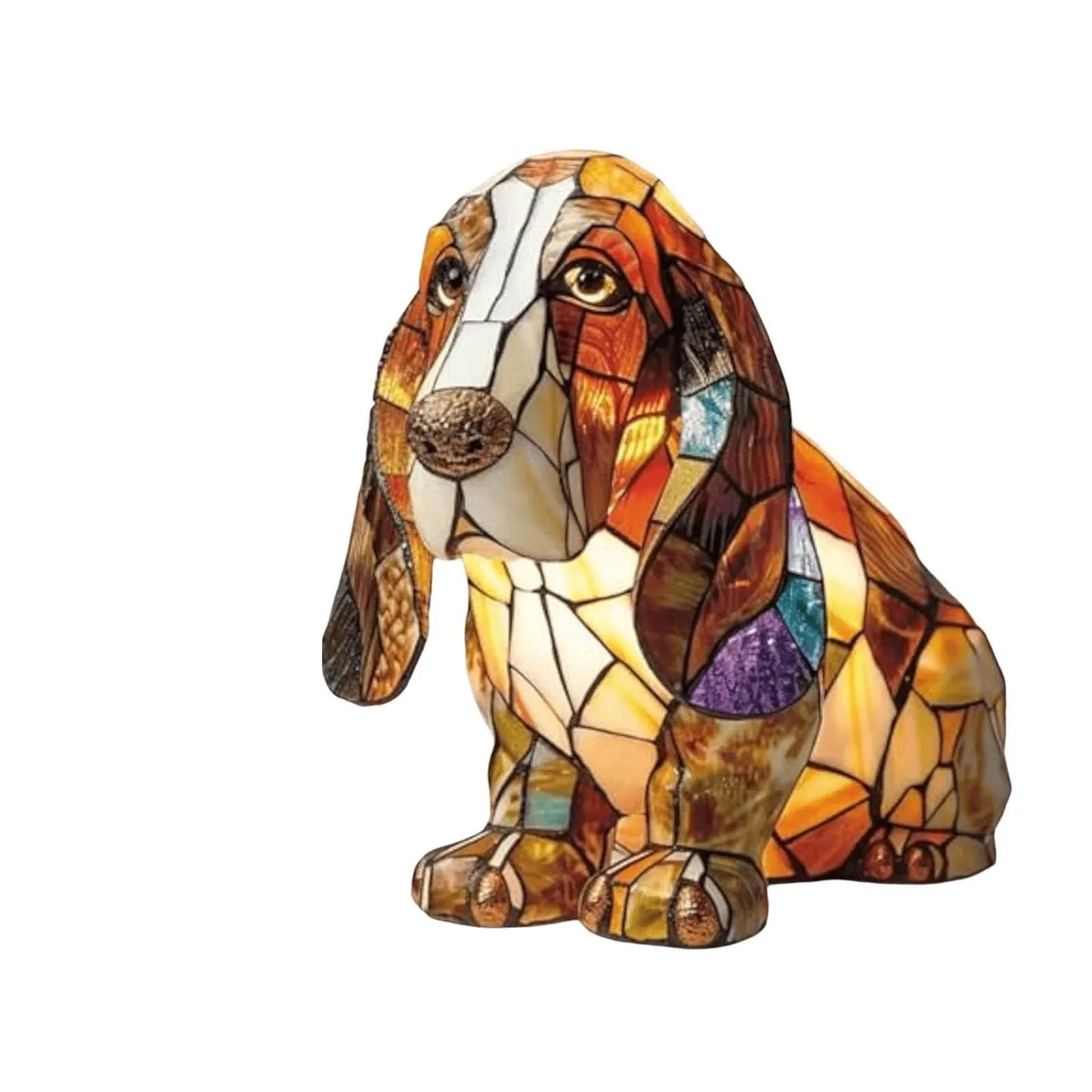 Gothic Abstract Dog Pendant
