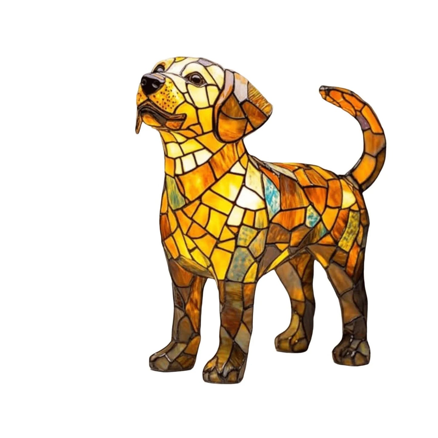Gothic Abstract Dog Pendant