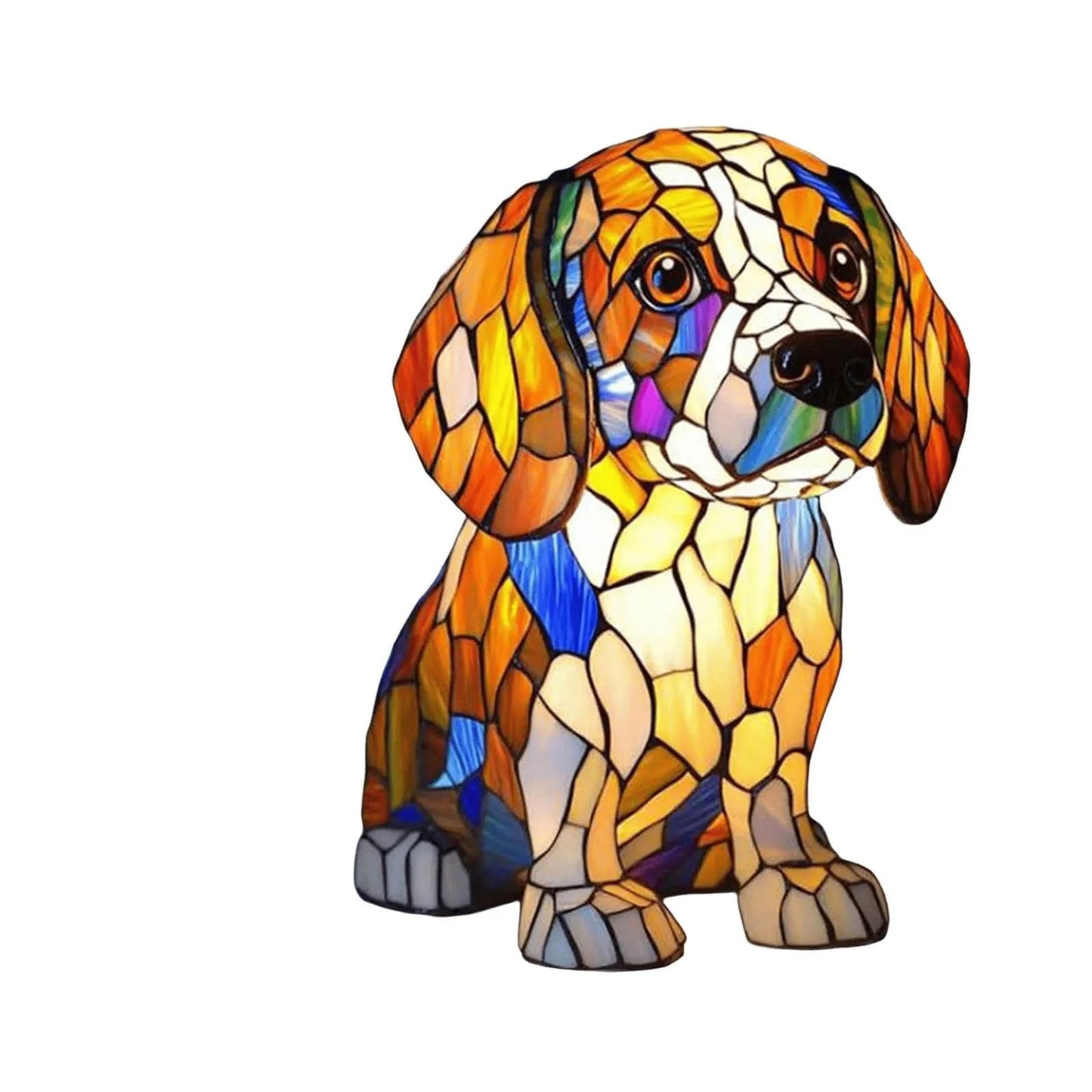 Gothic Abstract Dog Pendant