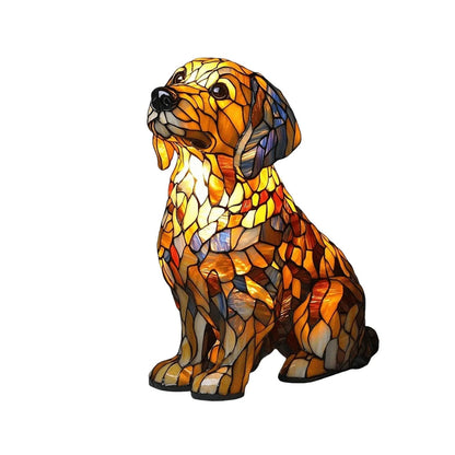 Gothic Abstract Dog Pendant