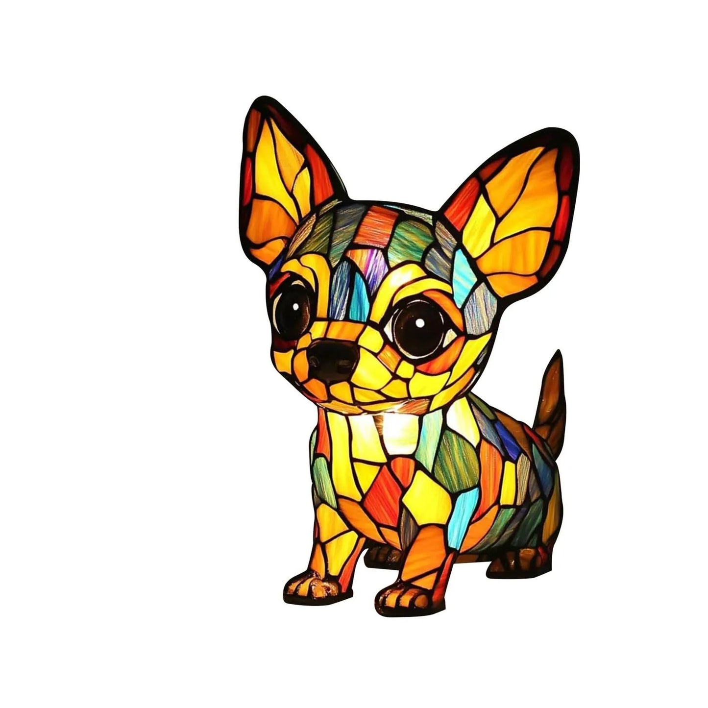 Gothic Abstract Dog Pendant