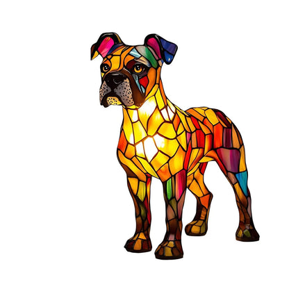 Gothic Abstract Dog Pendant