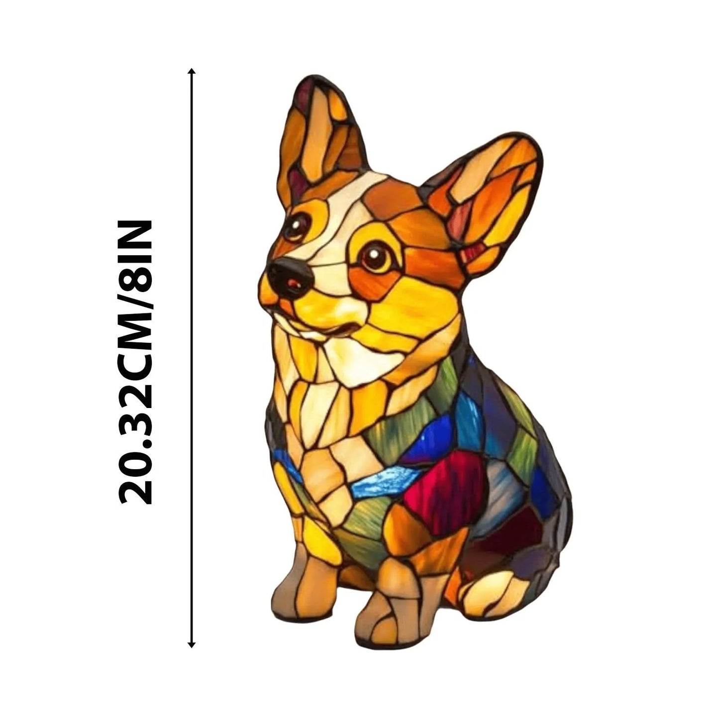 Gothic Abstract Dog Pendant
