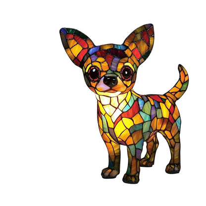 Gothic Abstract Dog Pendant