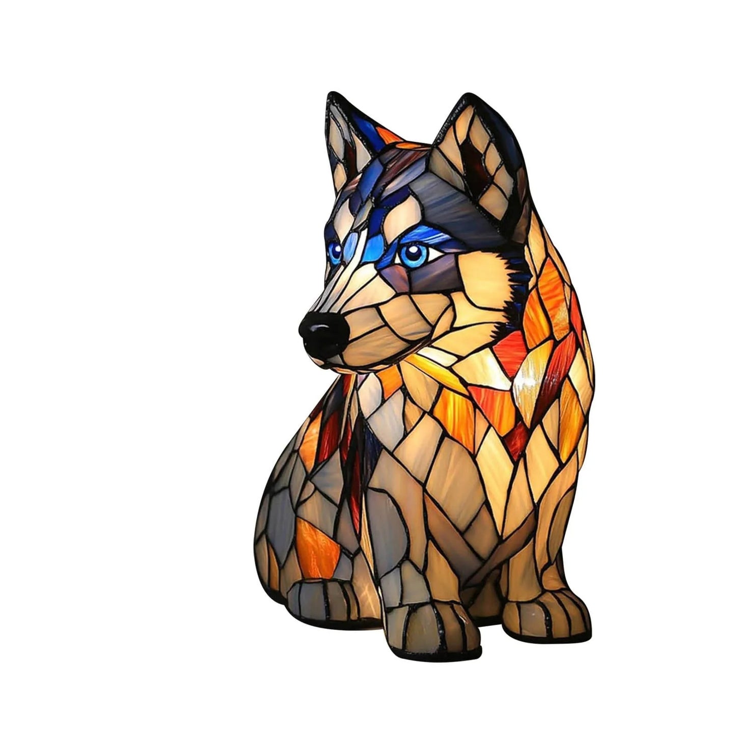 Gothic Abstract Dog Pendant
